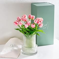 Pink tulips vase for sale  Delivered anywhere in USA 
