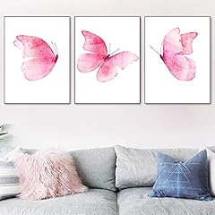 Pink butterfly canvas for sale  Delivered anywhere in USA 