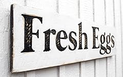 Fresh eggs sign for sale  Delivered anywhere in USA 