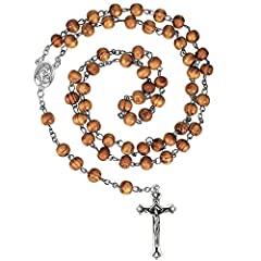 Rosary olive wood for sale  Delivered anywhere in UK