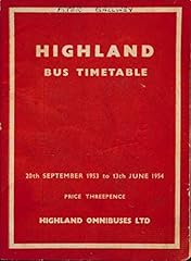 Highland bus time for sale  Delivered anywhere in UK