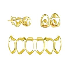 3pc gold grillz for sale  Delivered anywhere in USA 