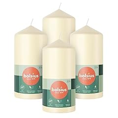 Bolsius pillar candles for sale  Delivered anywhere in UK