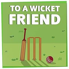 Cricket birthday card for sale  Delivered anywhere in UK