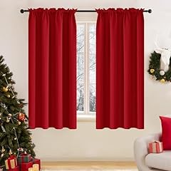 Deconovo red curtains for sale  Delivered anywhere in USA 