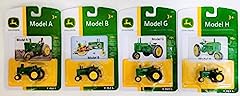 Set of 4 John Deere 1/64 Scale Tractors Model A Model, used for sale  Delivered anywhere in USA 