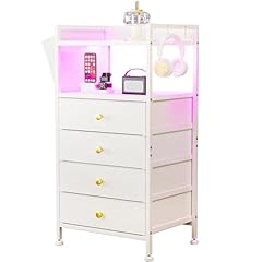 Gipgiper white nightstand for sale  Delivered anywhere in USA 