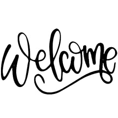 Hotop metal welcome for sale  Delivered anywhere in USA 