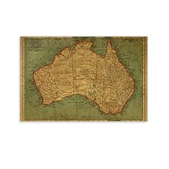 Vintage map australia gebraucht kaufen  Wird an jeden Ort in Deutschland