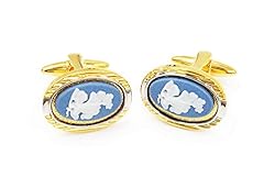 Wedgwood jasperware cufflinks for sale  Delivered anywhere in USA 