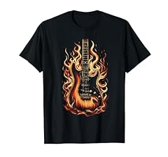 Gitarre flammen shirt gebraucht kaufen  Wird an jeden Ort in Deutschland