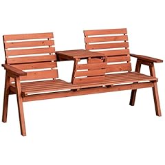 Outsunny seater wooden for sale  Delivered anywhere in UK