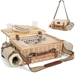 Multifunctional wicker picnic for sale  Delivered anywhere in USA 
