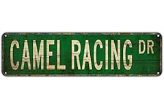 Straßenschild camel racing gebraucht kaufen  Wird an jeden Ort in Deutschland