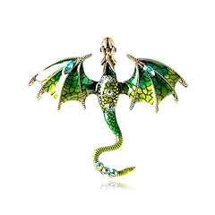 Rhinestone dragon brooch for sale  Delivered anywhere in UK