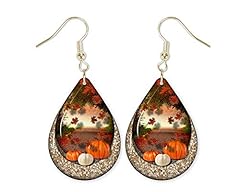 Fall pumpkin earrings for sale  Delivered anywhere in USA 