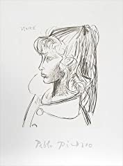 Pablo Picasso 2377 Sylvette De Profil Gouche, Lithograph for sale  Delivered anywhere in Canada