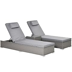 Outsunny 3pc rattan for sale  Delivered anywhere in UK