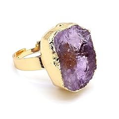 Anello cristallo viola usato  Spedito ovunque in Italia 