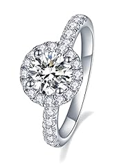 Imolove moissanite halo for sale  Delivered anywhere in USA 