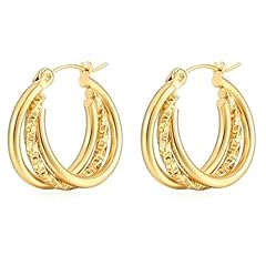 14k gold triple for sale  Delivered anywhere in USA 