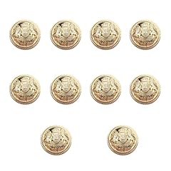 Pcs gold buttons for sale  Delivered anywhere in UK