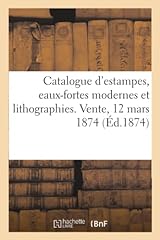 Catalogue estampes eaux d'occasion  Livré partout en France