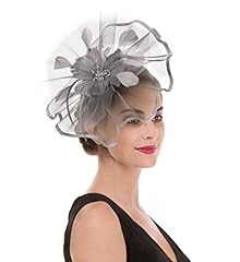 Fascinator hat feather for sale  Delivered anywhere in UK