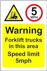 Warning forklift trucks for sale  Delivered anywhere in UK