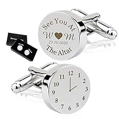 Edsg personalised cufflinks for sale  Delivered anywhere in UK