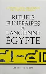 Rituels funéraires ancienne d'occasion  Livré partout en France