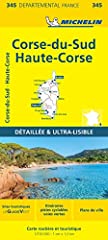 Carte départementale corse d'occasion  Livré partout en France