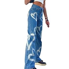 Heart print jeans for sale  Delivered anywhere in USA 