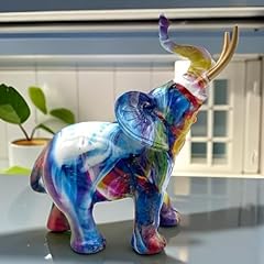 Colorful elephant statue for sale  Delivered anywhere in USA 