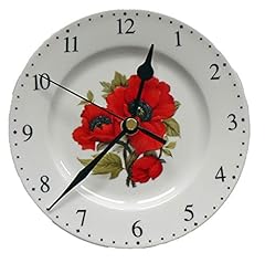Poppy wall clock. for sale  Delivered anywhere in UK