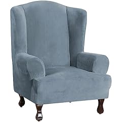 Turquoize wing chair for sale  Delivered anywhere in USA 