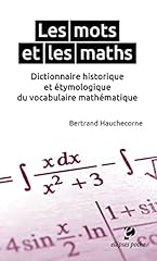Mots maths dictionnaire d'occasion  Livré partout en France