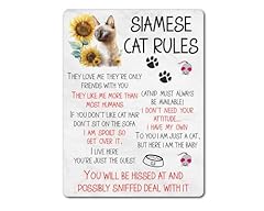 Siamese cat metal for sale  Delivered anywhere in UK