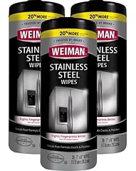 Weiman Stainless Steel Cleaner Wipes (3 Pack) Removes for sale  Delivered anywhere in USA 