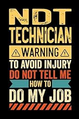 Ndt technician warning for sale  Delivered anywhere in UK