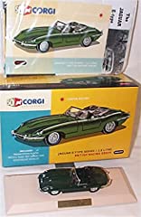 corgi british racing green jaguar e type series 1 3.8, used for sale  Delivered anywhere in Ireland