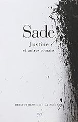 Sade justine romans d'occasion  Livré partout en France