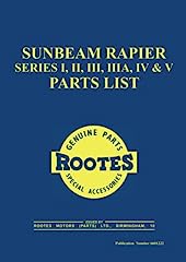 Sunbeam rapier series for sale  Delivered anywhere in Ireland
