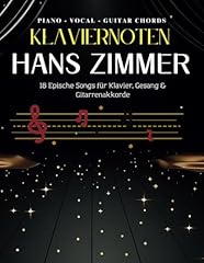 Klaviernoten hans zimmer gebraucht kaufen  Wird an jeden Ort in Deutschland