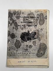 Instruction manual ransomes for sale  Delivered anywhere in UK