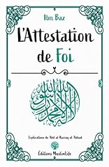 Attestation foi d'occasion  Livré partout en France