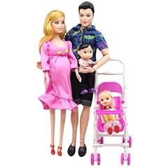Set famiglie bambole usato  Spedito ovunque in Italia 