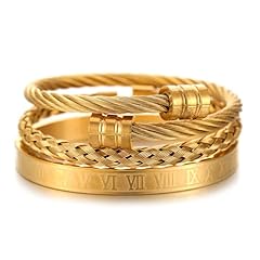 Men gold bracelet for sale  Delivered anywhere in USA 
