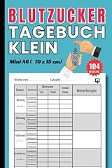 Blutzucker tagebuch klein d'occasion  Livré partout en France