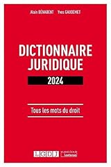 Dictionnaire juridique 2024 d'occasion  Livré partout en Belgiqu